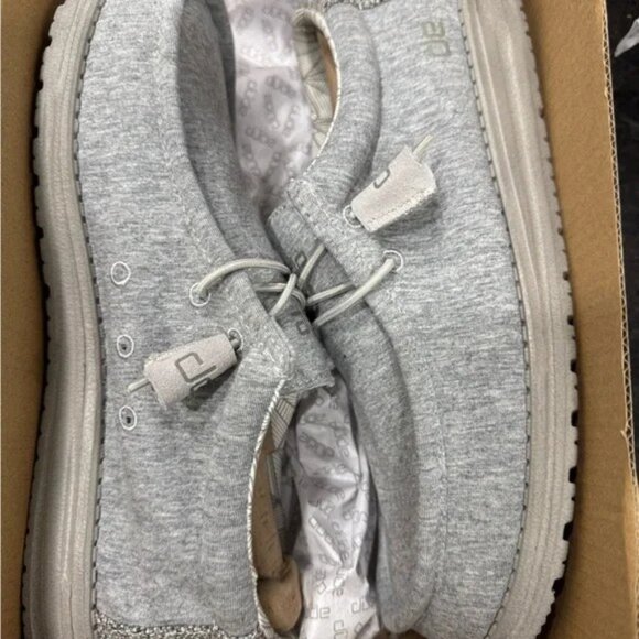 Hey Dudes - Wally Stretch Fleece Color: Grey Size: 8 Brand New In Box main image 2